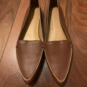 Brown J Crew flats - Never worn!